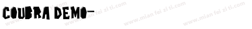 Coubra Demo字体转换